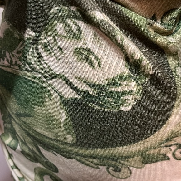 Moschino Couture Stretch Wool Dollar Bill Dress - Picture 11 of 16